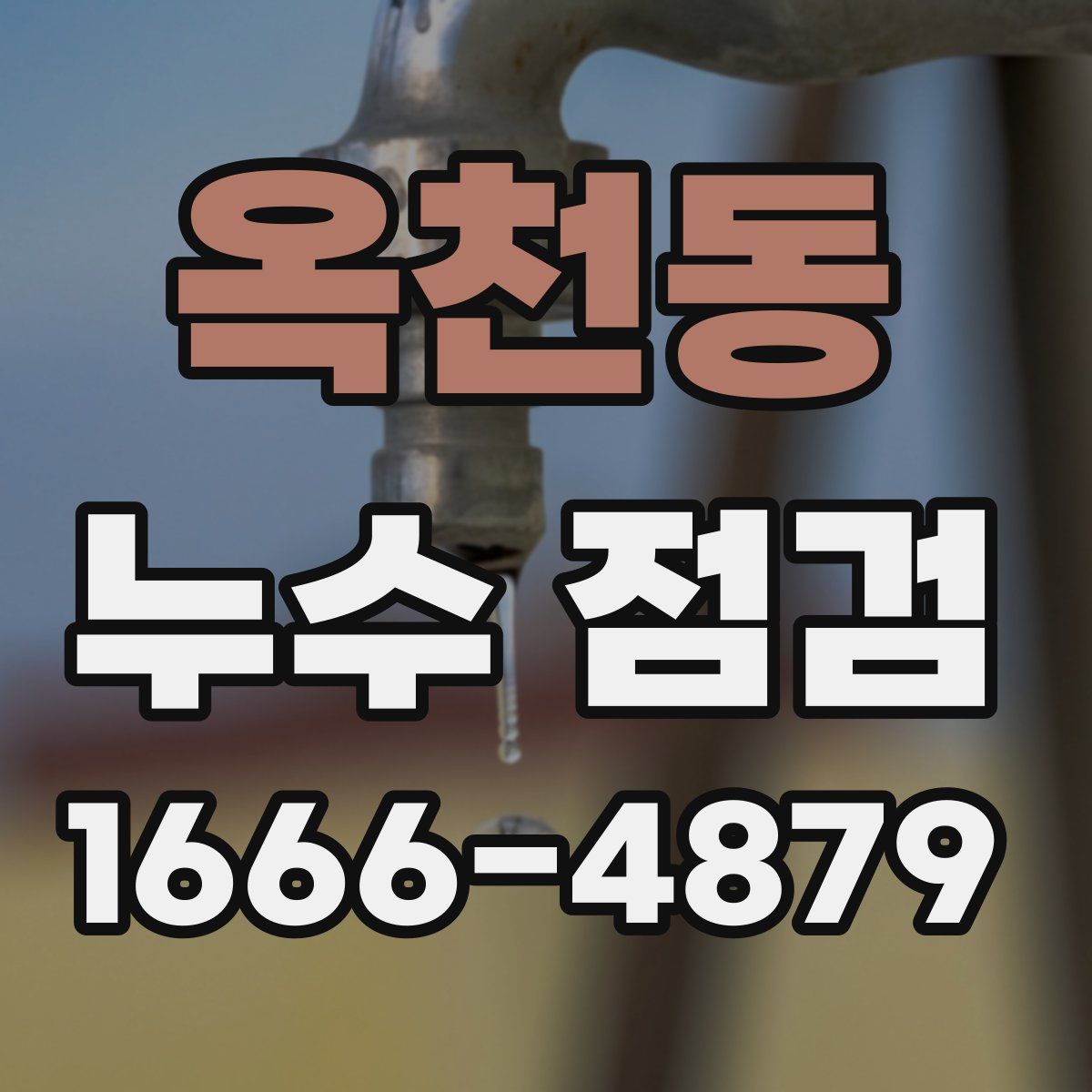 옥천동 누수 점검