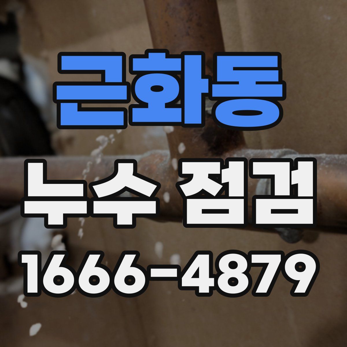 근화동 누수 점검