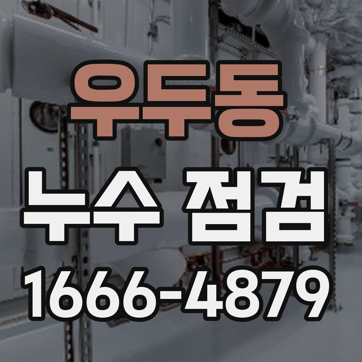 우두동 누수 점검