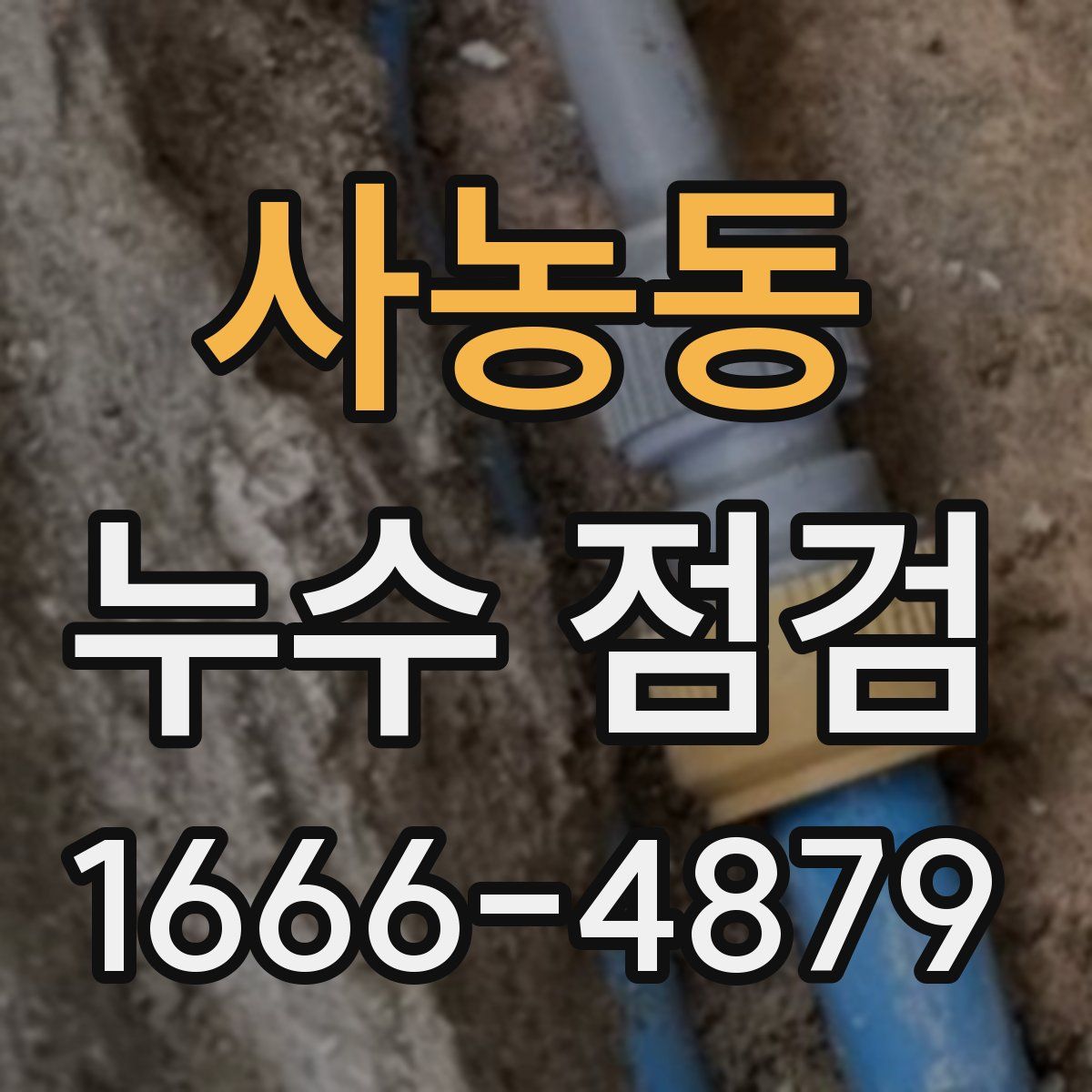 사농동 누수 점검