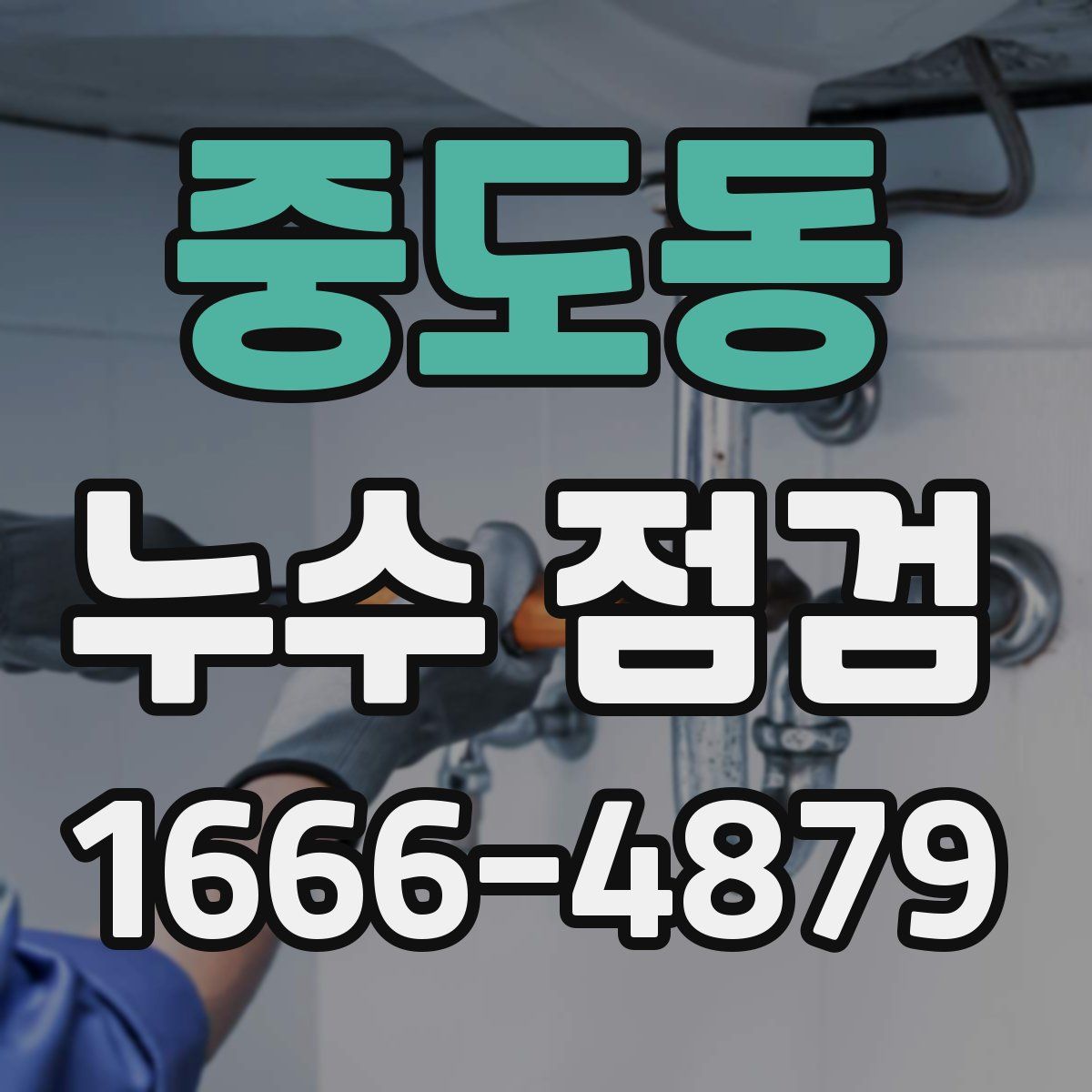 중도동 누수 점검