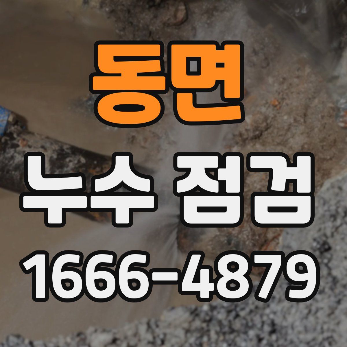 동면 누수 점검