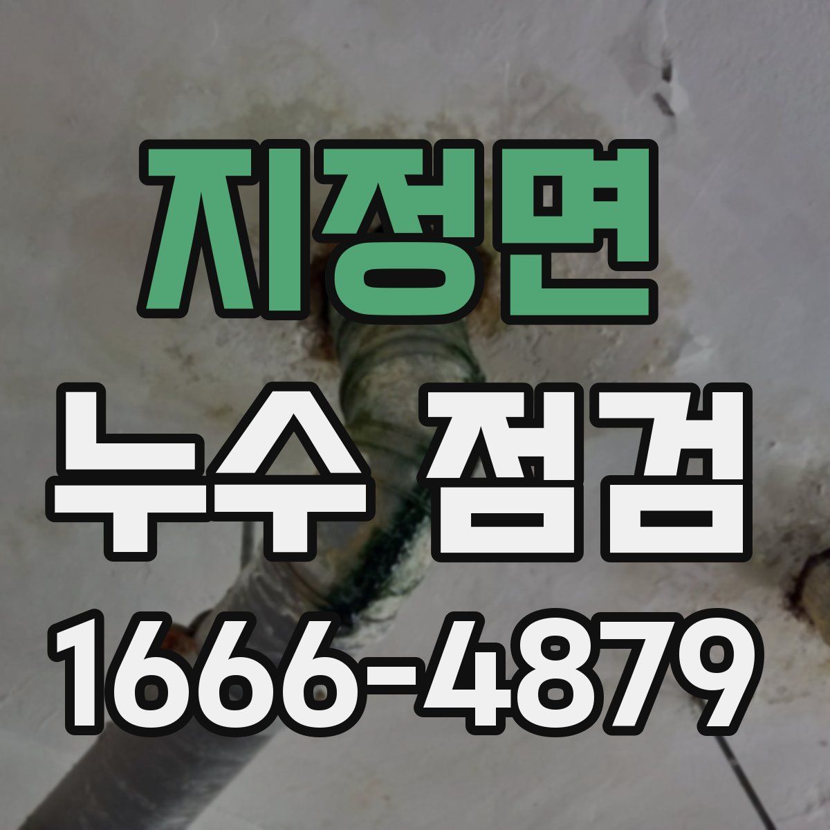 지정면 누수 점검