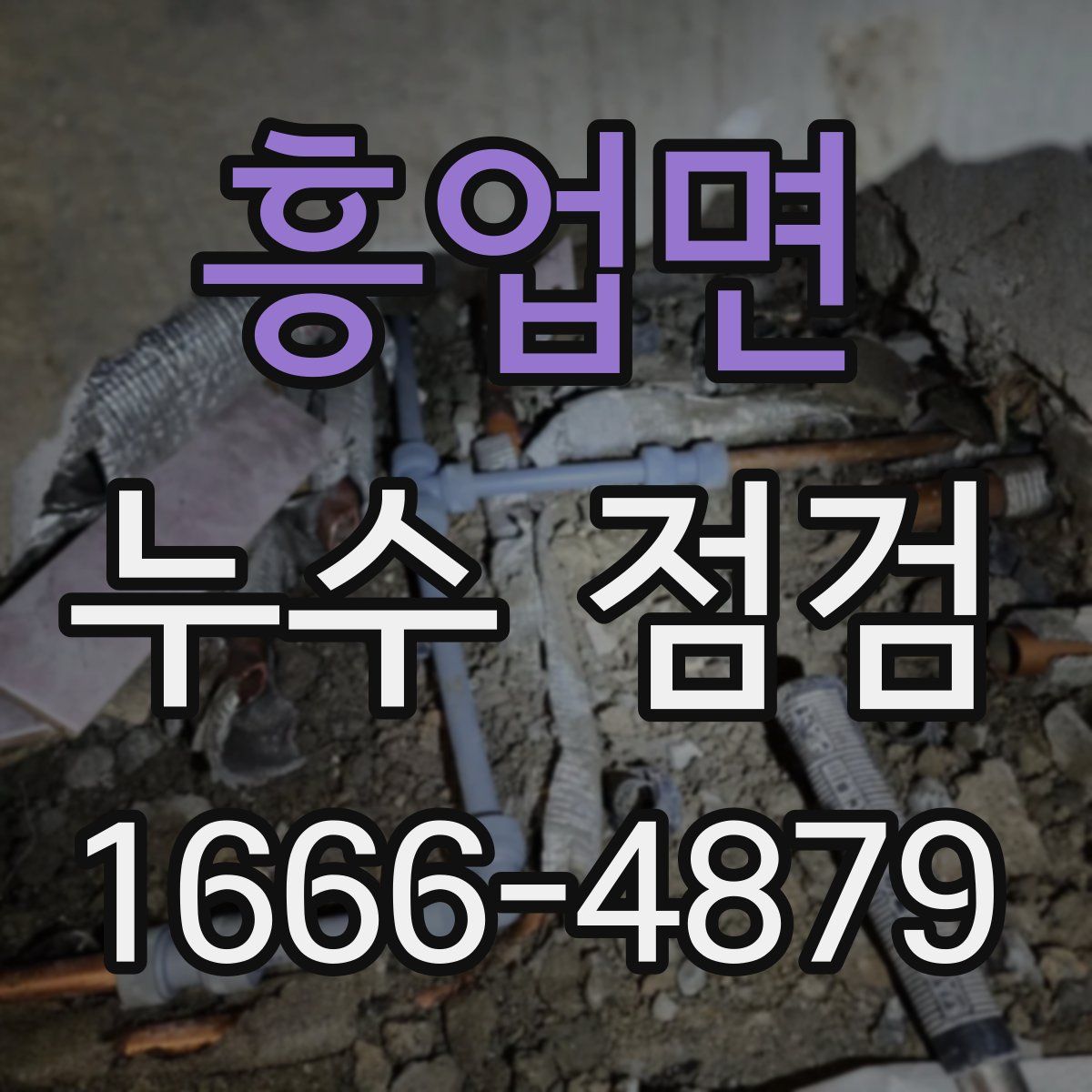 흥업면 누수 점검