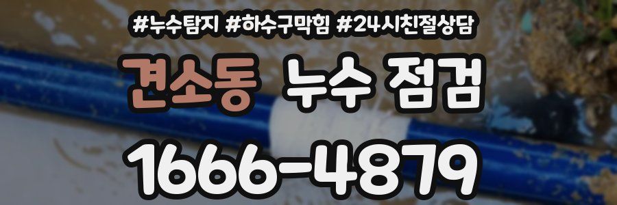 견소동 누수 점검