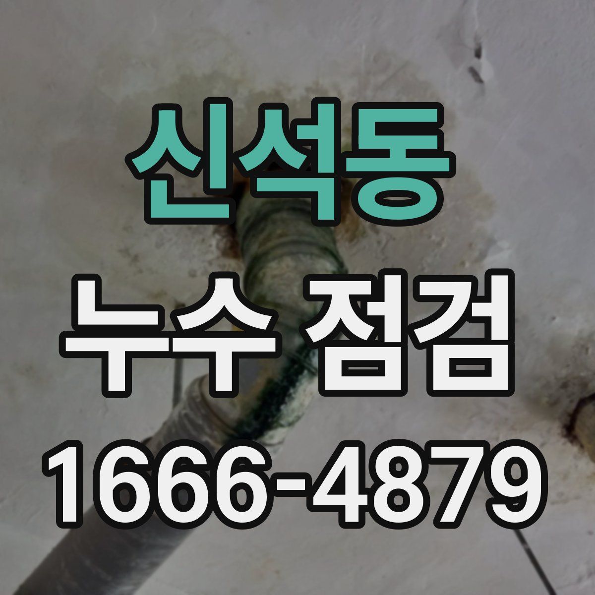 신석동 누수 점검