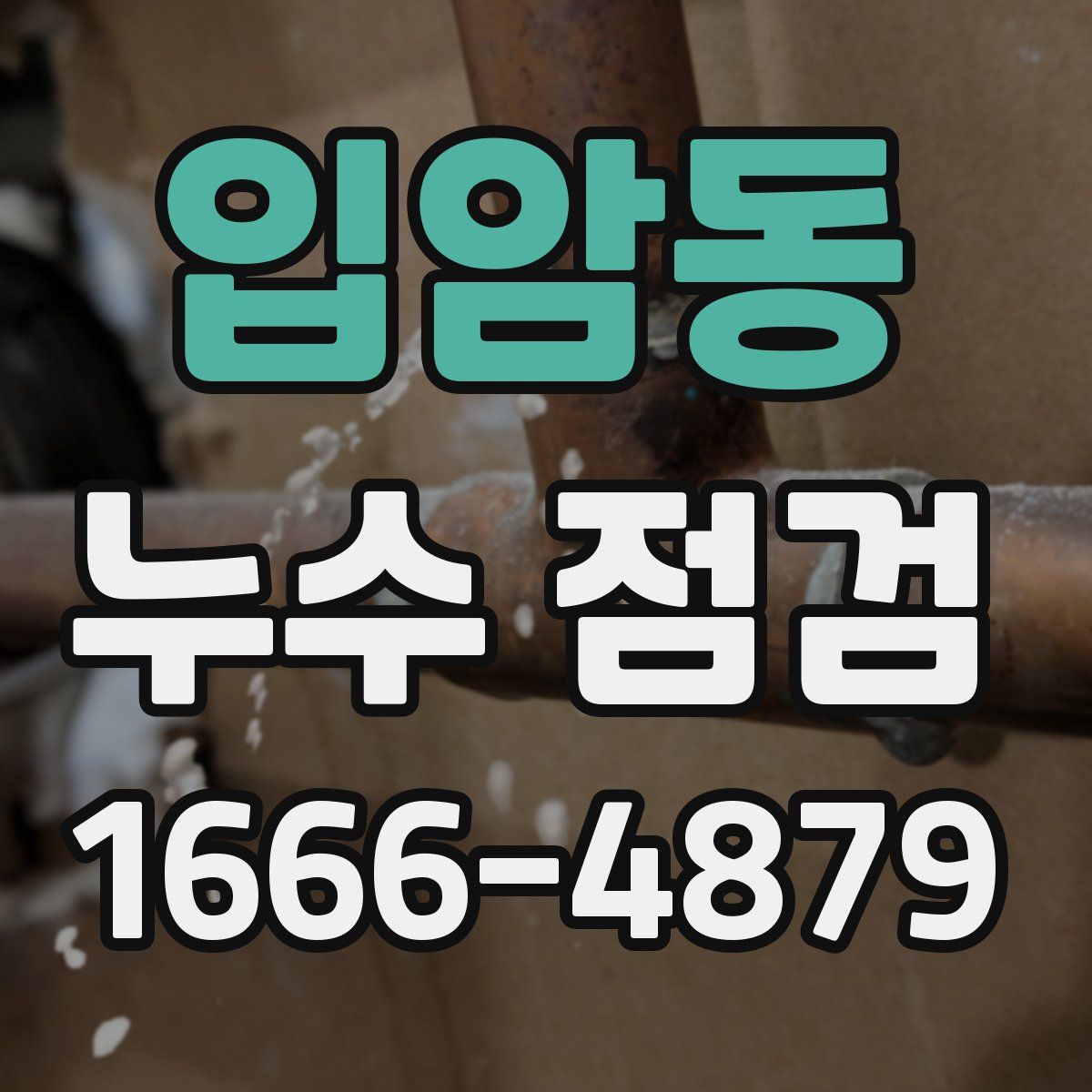 입암동 누수 점검
