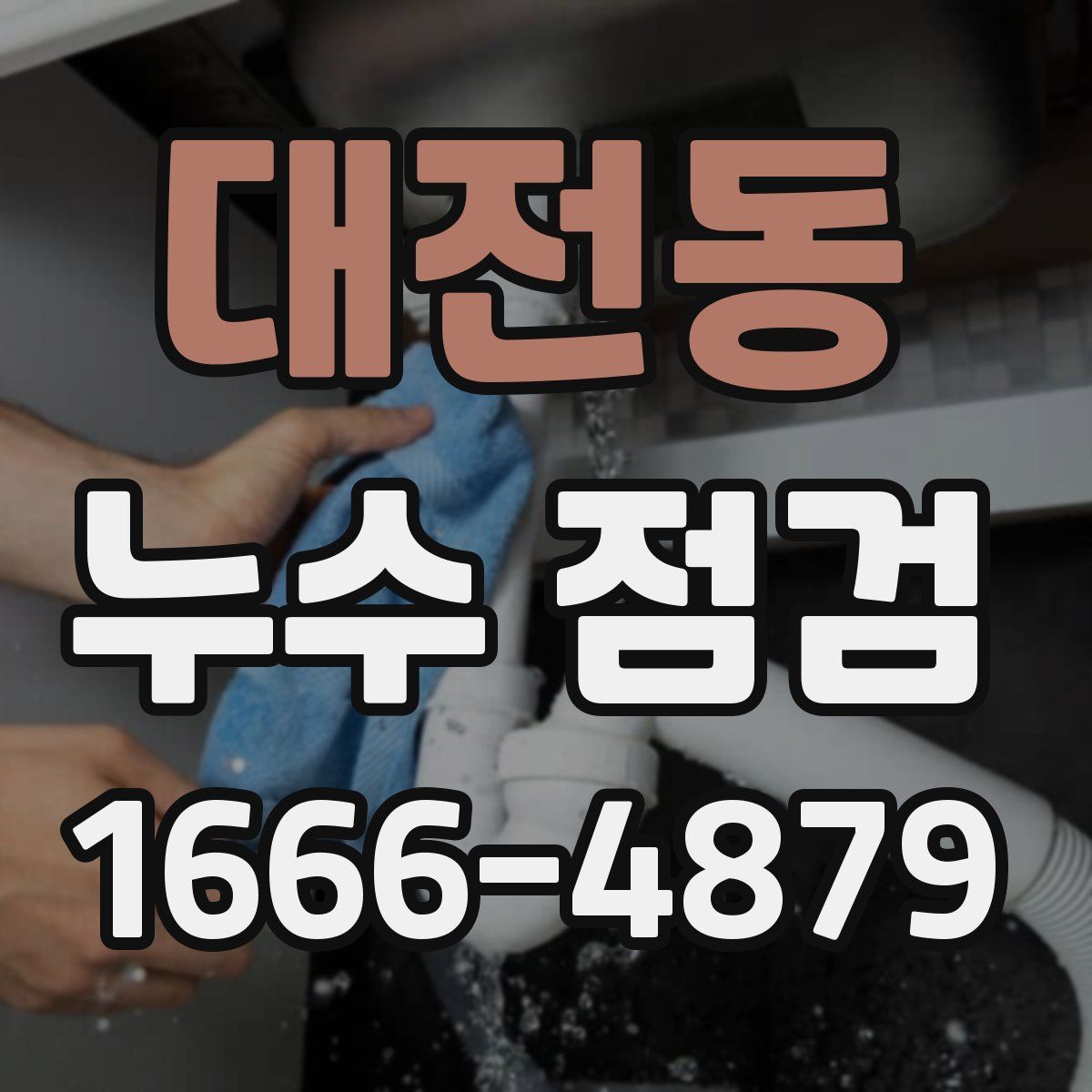 대전동 누수 점검
