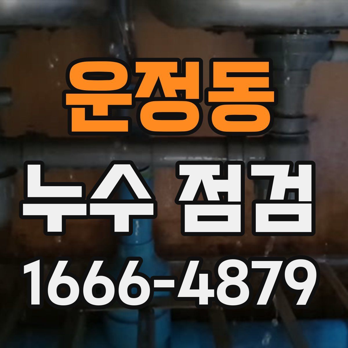 운정동 누수 점검