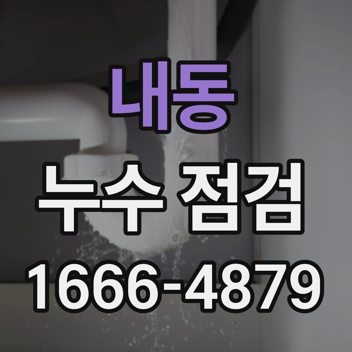 내동 누수 점검