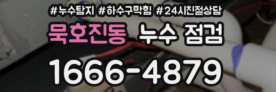 묵호진동 누수 점검