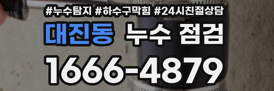 대진동 누수 점검