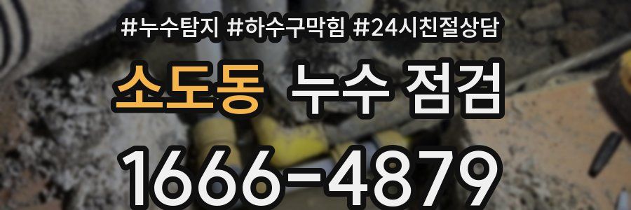소도동 누수 점검