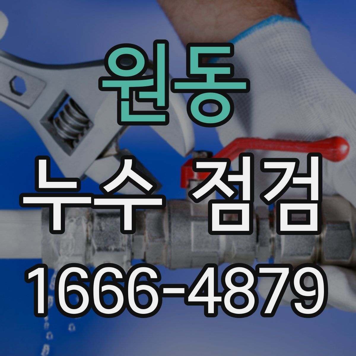 원동 누수 점검