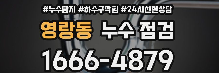 영랑동 누수 점검