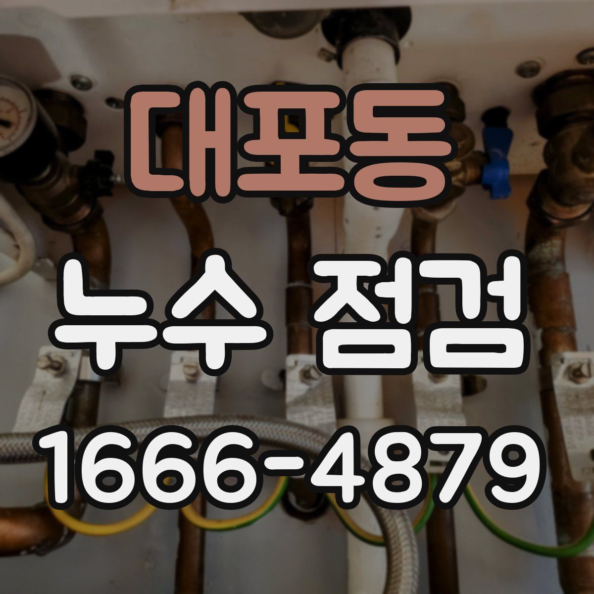 대포동 누수 점검