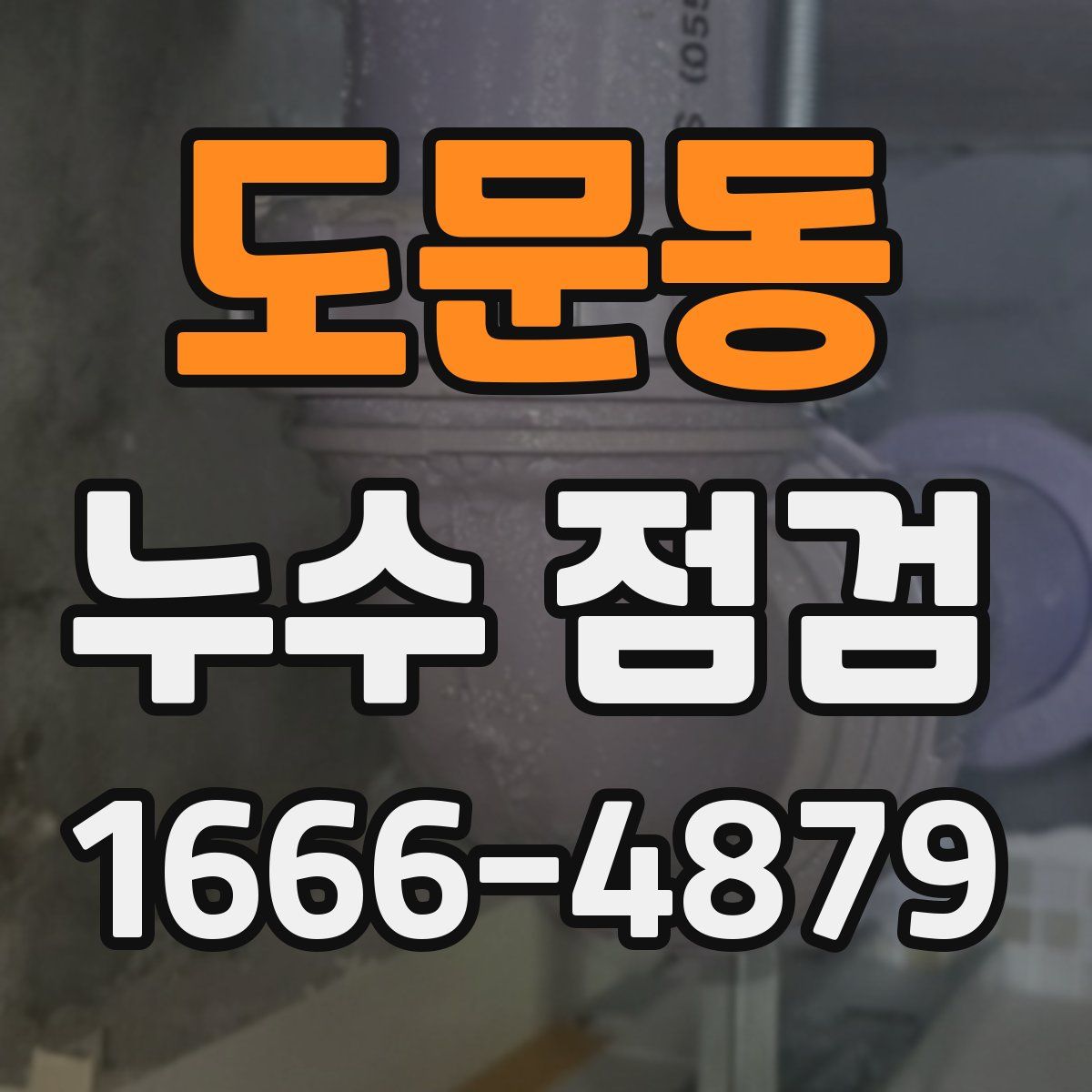 도문동 누수 점검