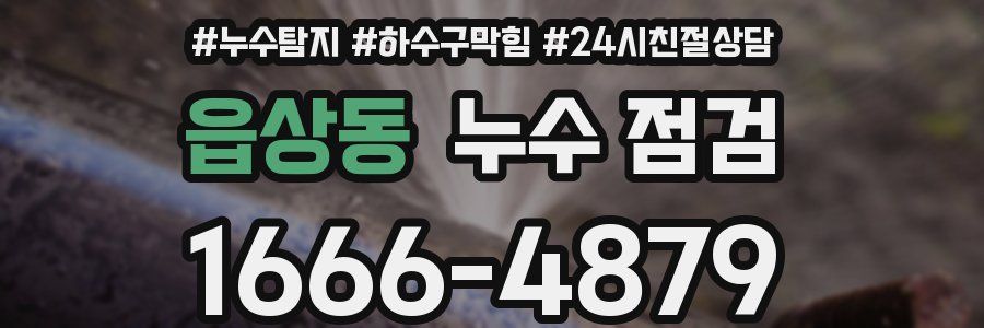 읍상동 누수 점검