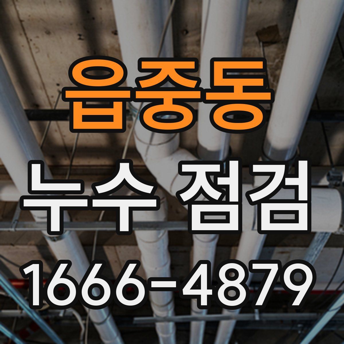 읍중동 누수 점검