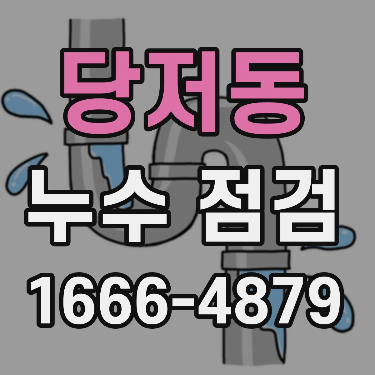 당저동 누수 점검