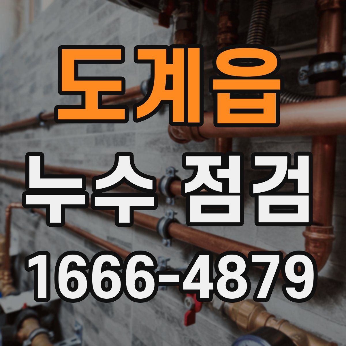 도계읍 누수 점검