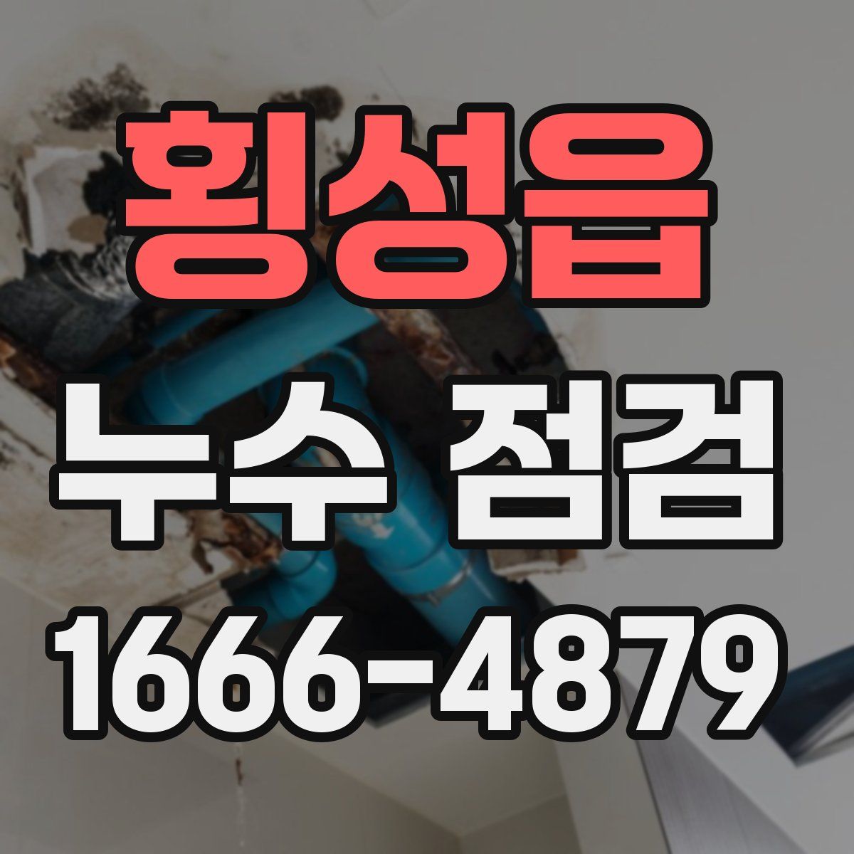 횡성읍 누수 점검