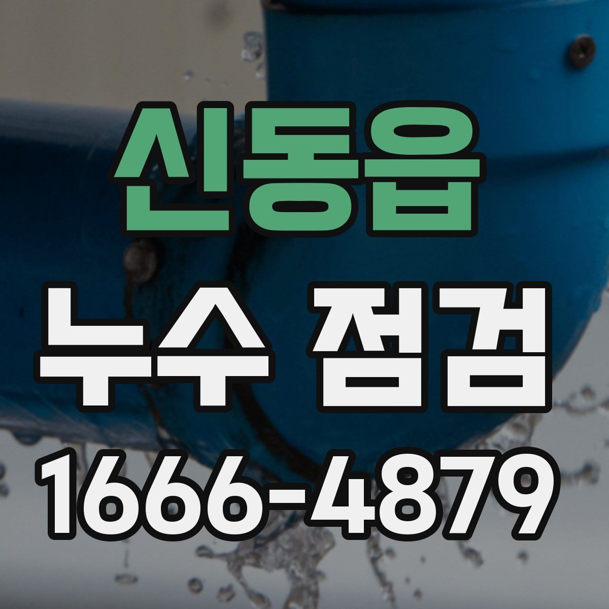 신동읍 누수 점검