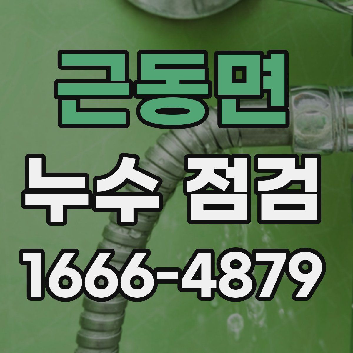 근동면 누수 점검