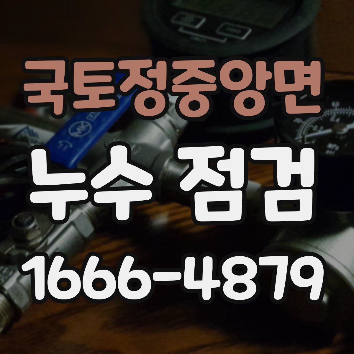 국토정중앙면 누수 점검