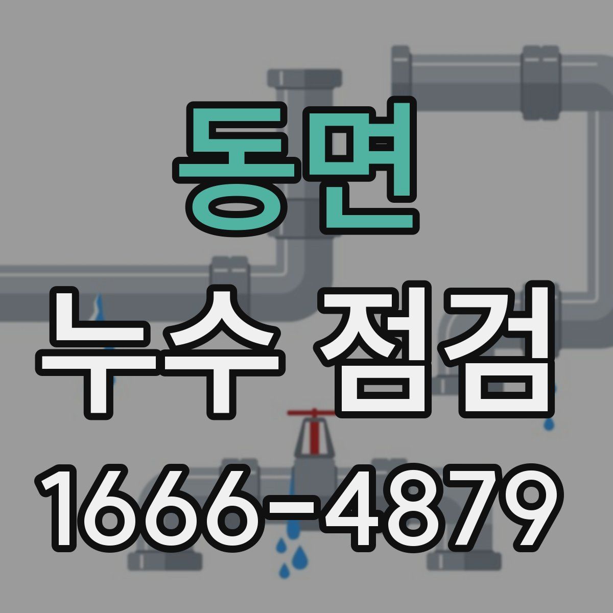 동면 누수 점검