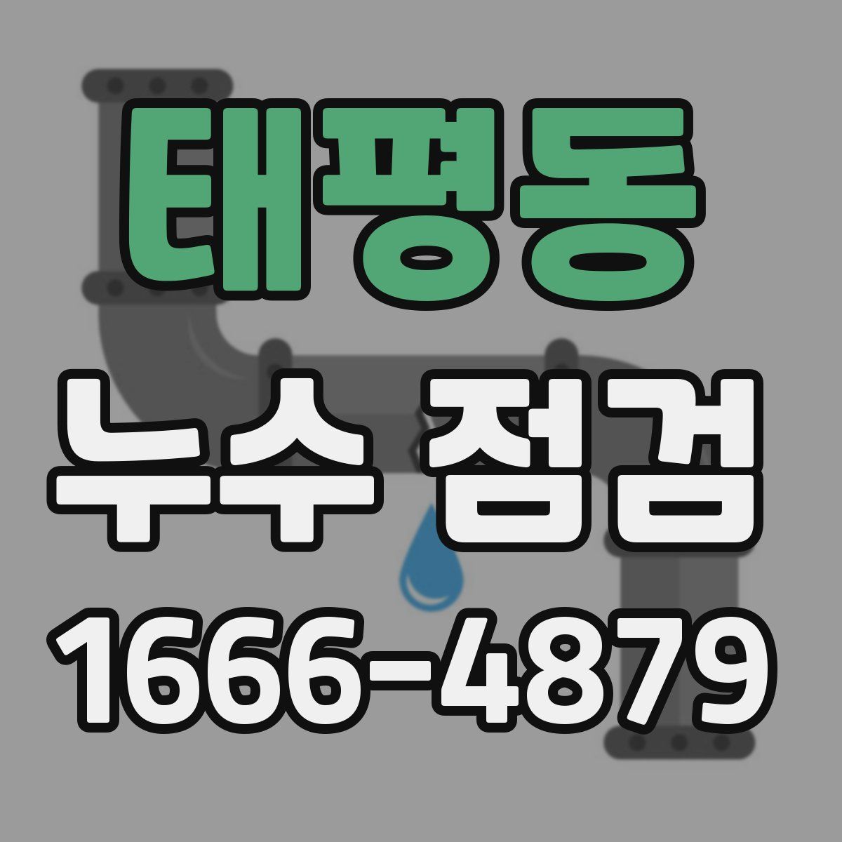태평동 누수 점검
