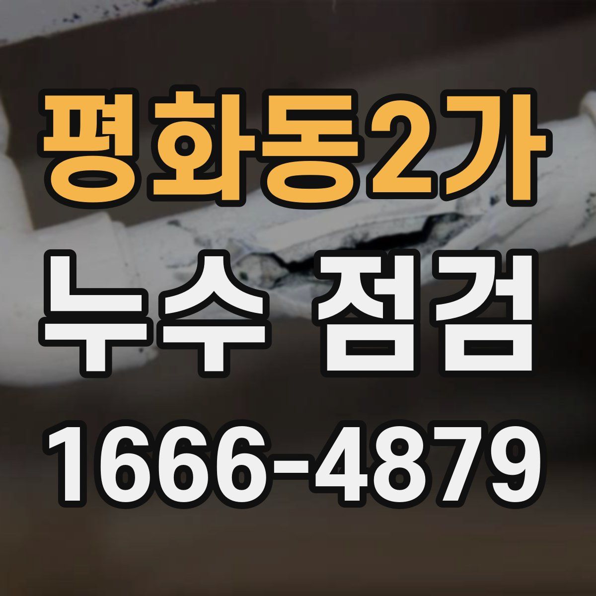 평화동2가 누수 점검