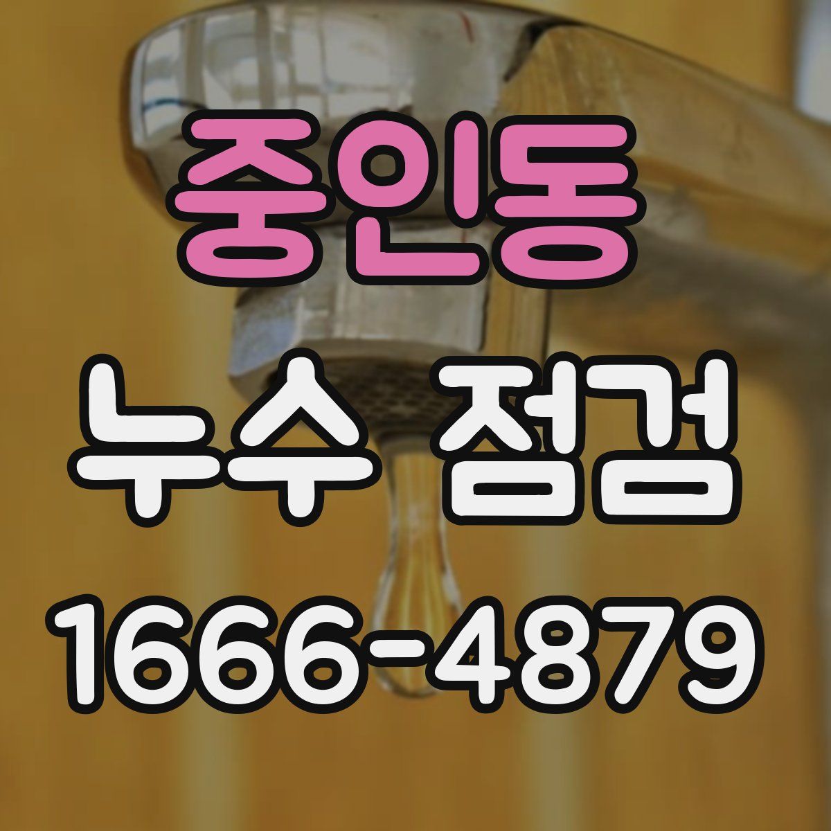 중인동 누수 점검