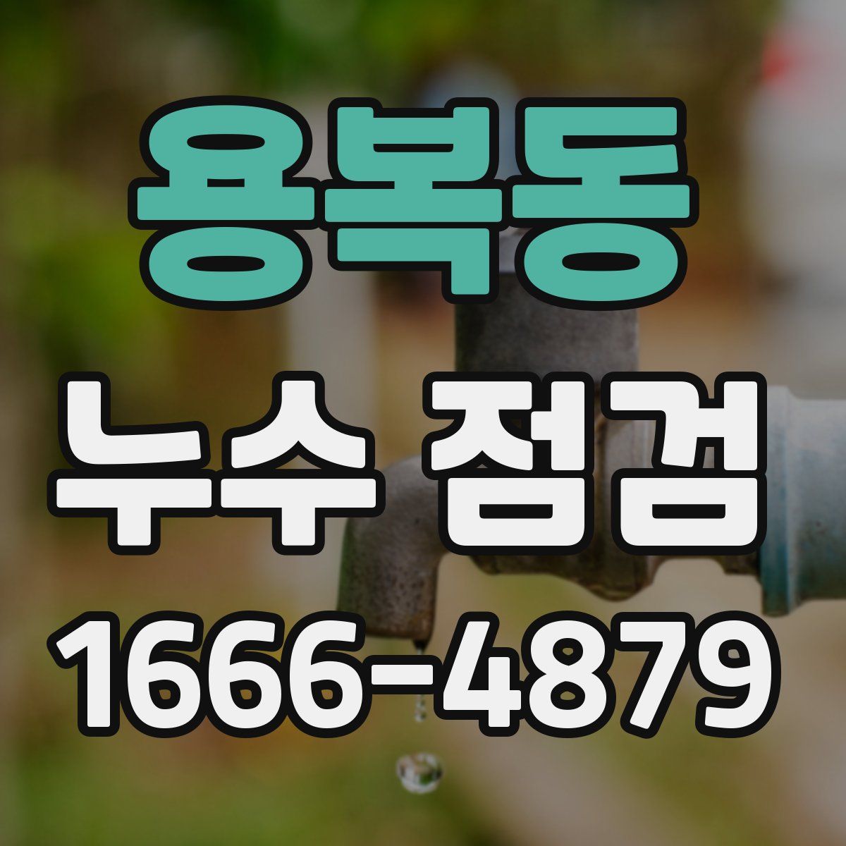 용복동 누수 점검