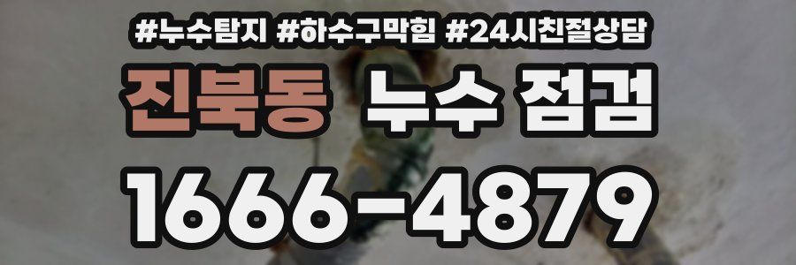 진북동 누수 점검