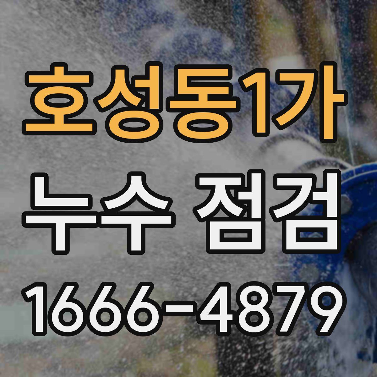 호성동1가 누수 점검