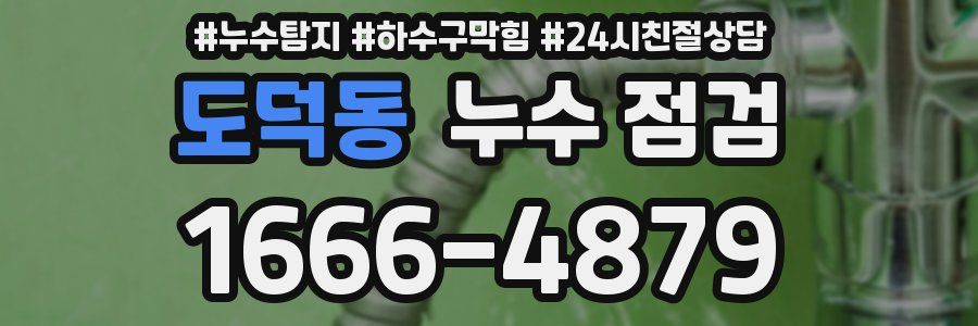 도덕동 누수 점검