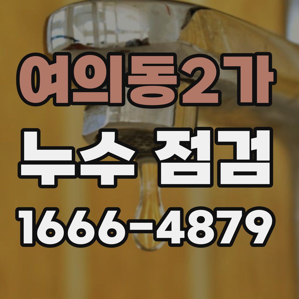 여의동2가 누수 점검