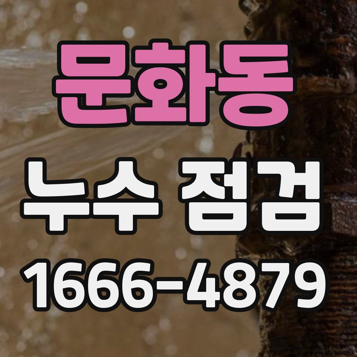 문화동 누수 점검