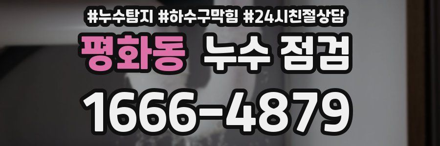 평화동 누수 점검