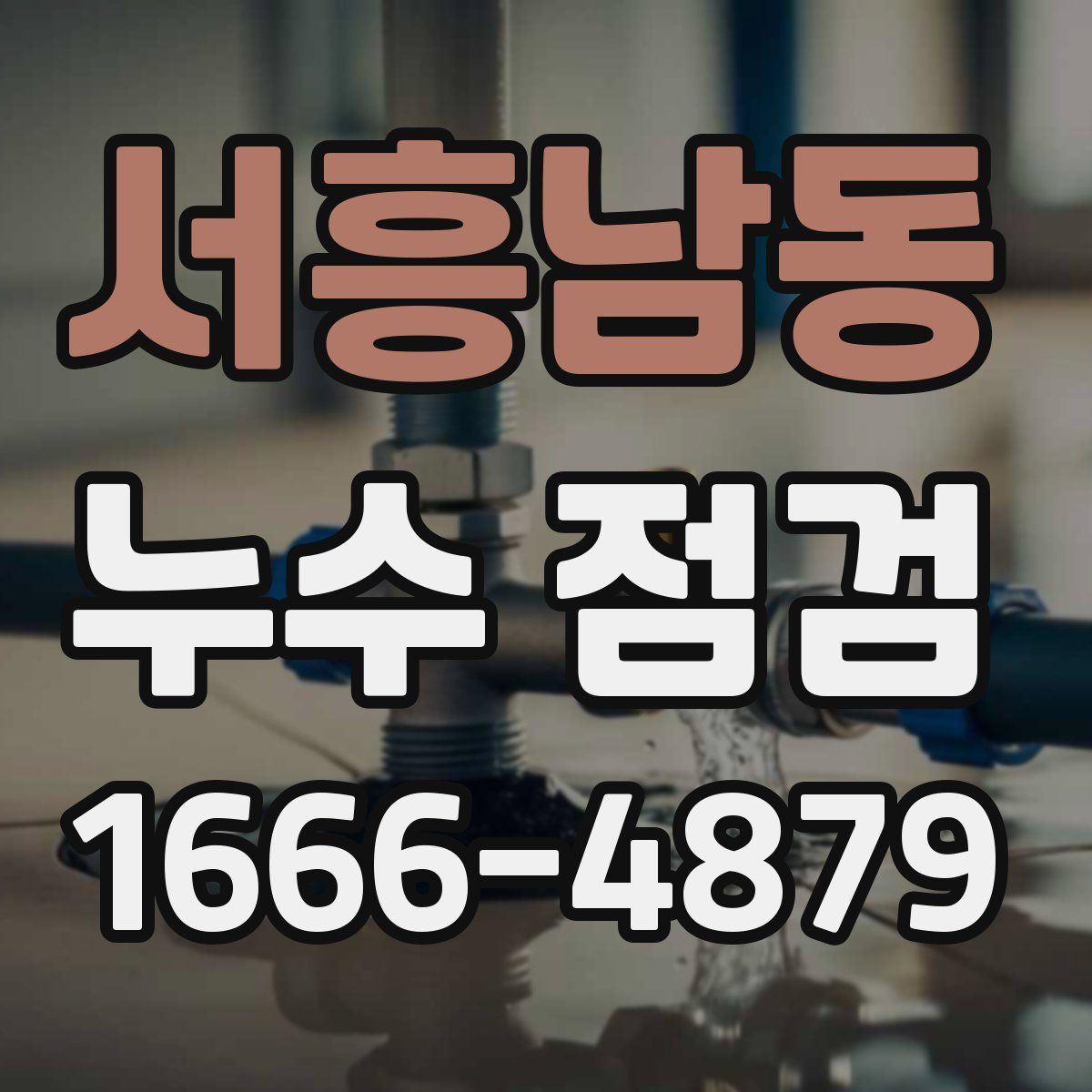 서흥남동 누수 점검