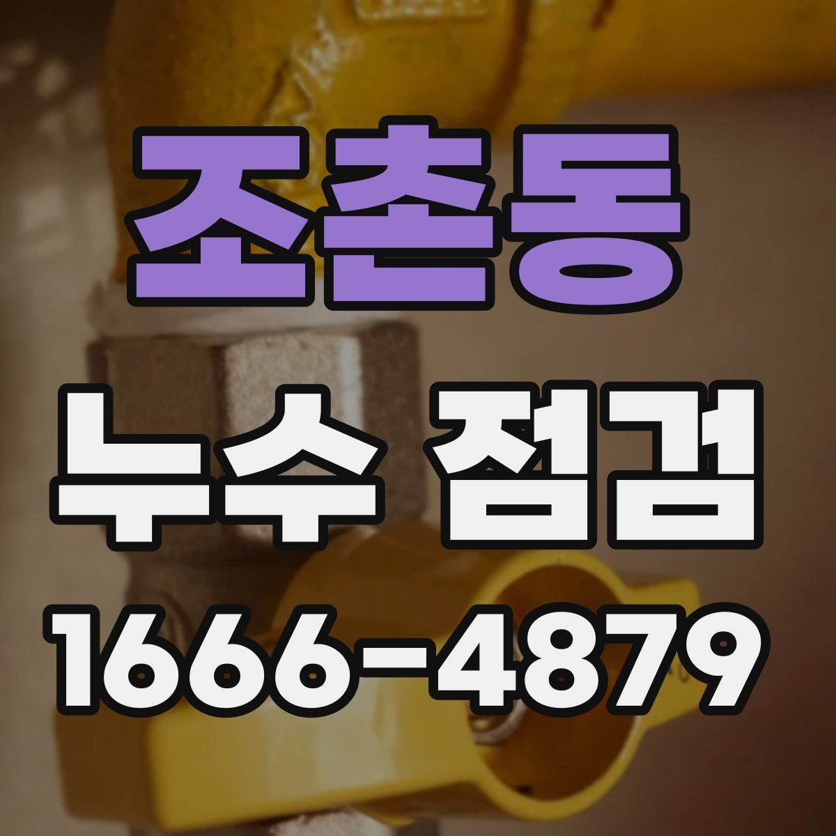 조촌동 누수 점검