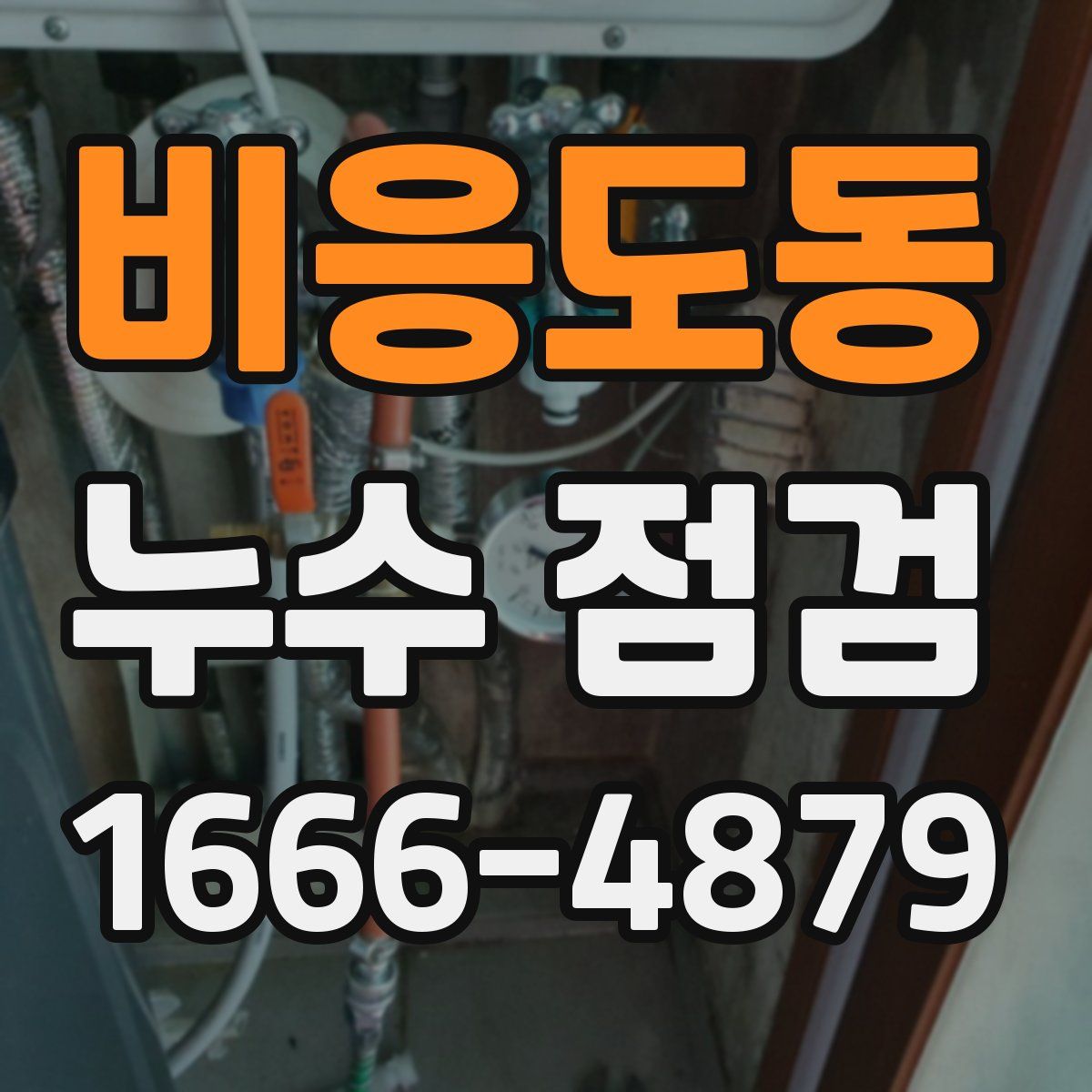 비응도동 누수 점검