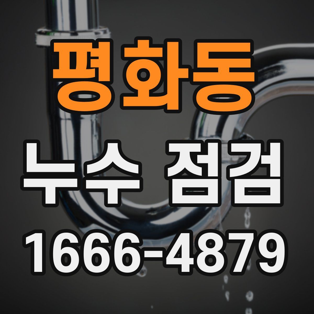 평화동 누수 점검