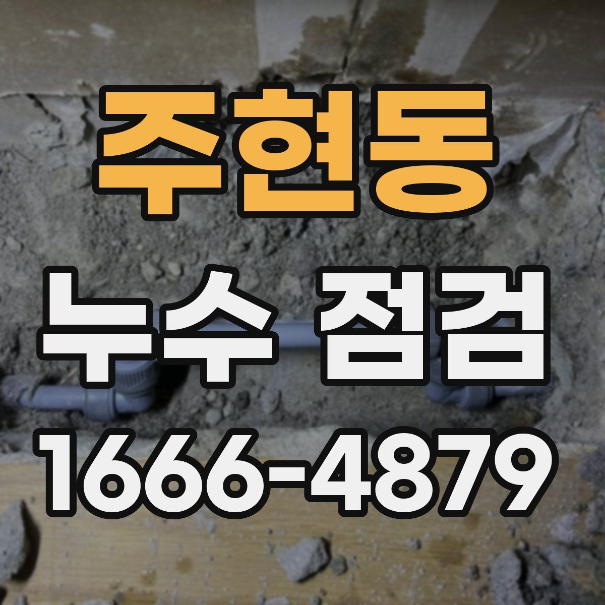 주현동 누수 점검