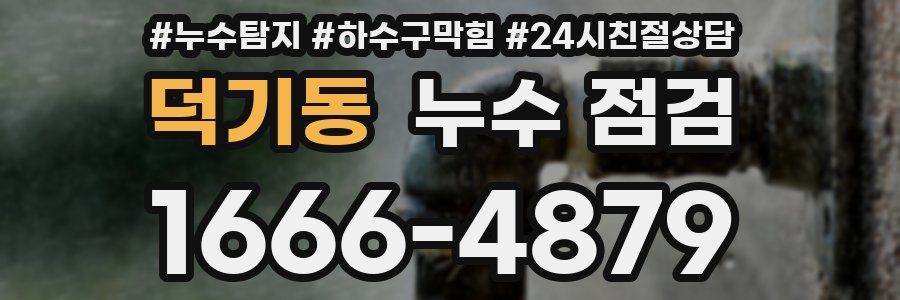 덕기동 누수 점검