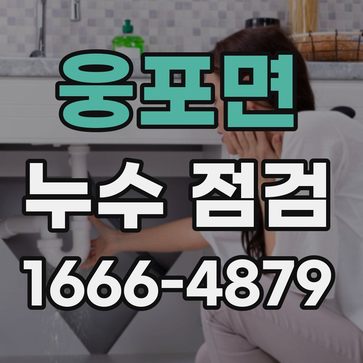 웅포면 누수 점검