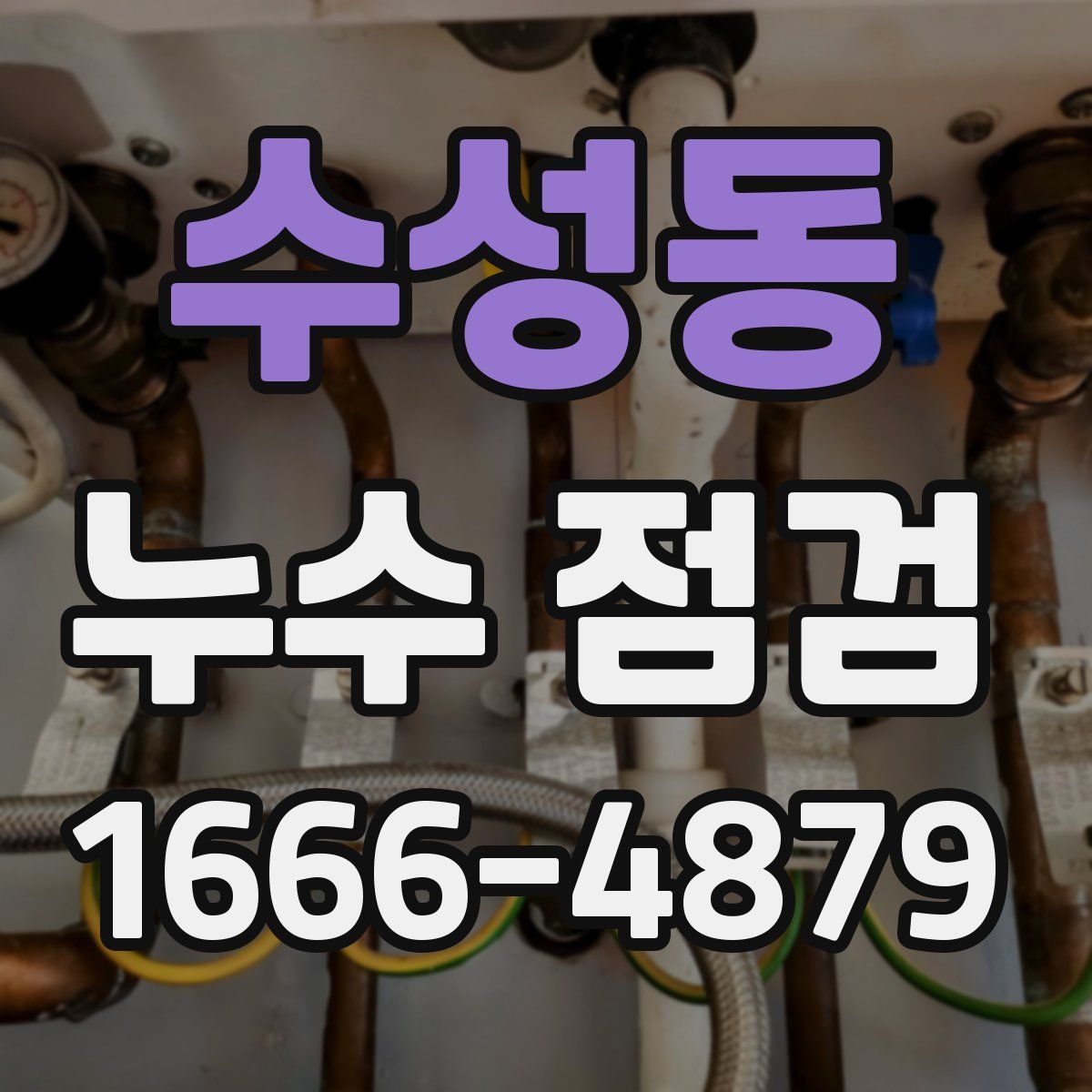 수성동 누수 점검