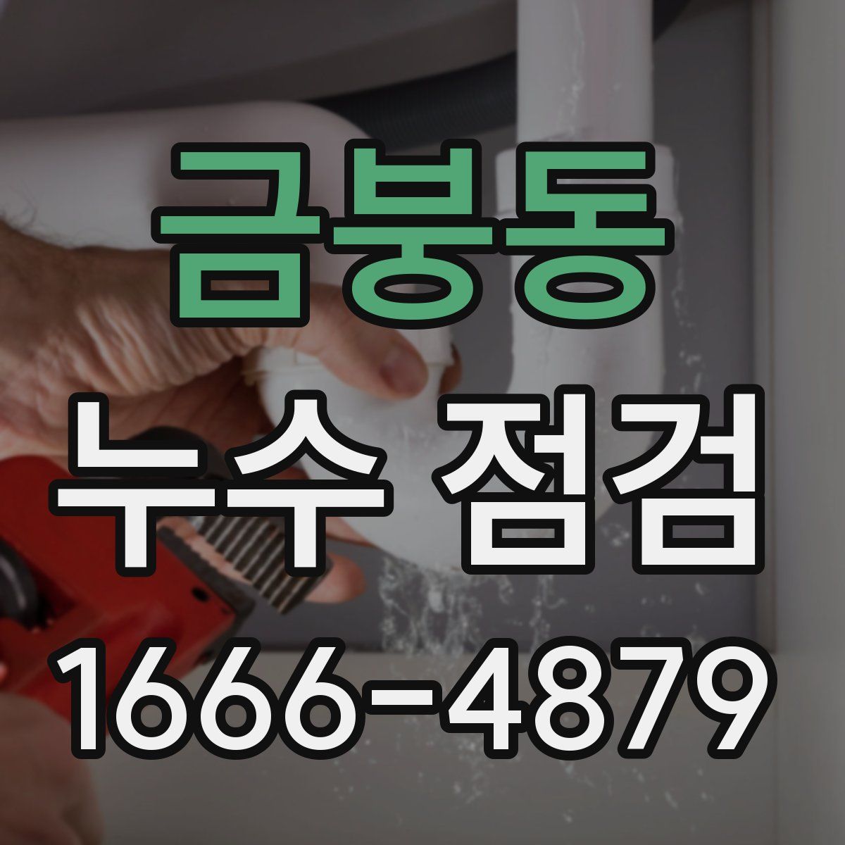 금붕동 누수 점검