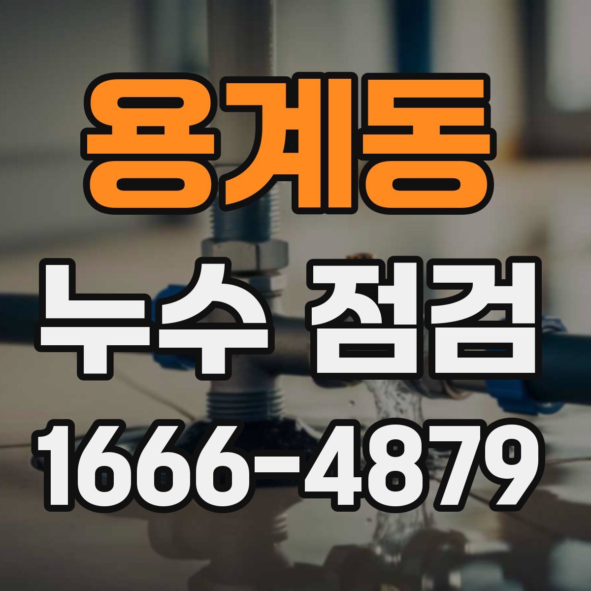 용계동 누수 점검